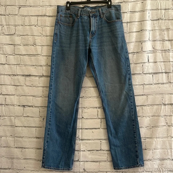 Mens Aeropostale medium wash straight jeans 34/32 - Picture 1 of 5